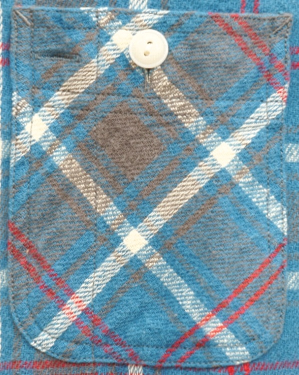 ʥ֥륢륨RRL  åȥ ץå  ֥롼  Plaid Workshirts Blue