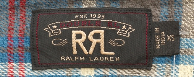 ʥ֥륢륨RRL  åȥ ץå  ֥롼  Plaid Workshirts Blue