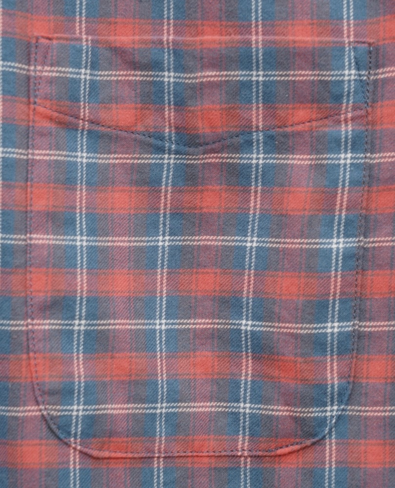 FAHERTY BRAND (�ե���ƥ� �֥���) Ventura �����å� ����� ��å� x �֥롼��� Dusty Red Blue