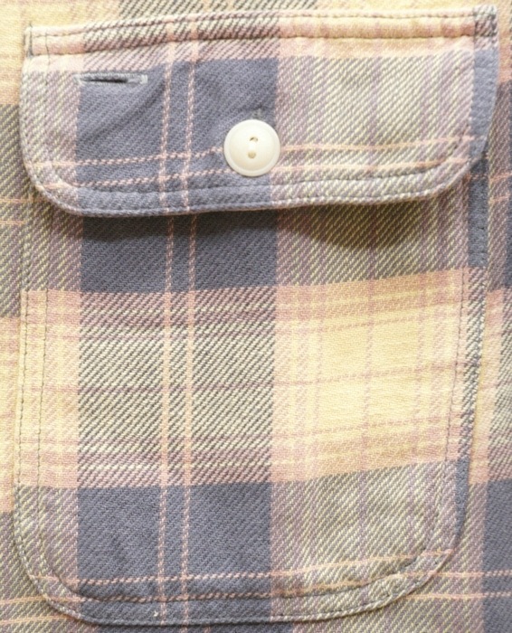 (���֥륢���륨��) RRL �ץ�å� �ĥ��� ��� ����� �����å���ɥ֥롼 x �������� ��� Plaid Twill Workshirt