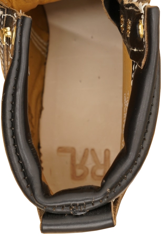 (���֥륢���륨��) RRL ����ꥫ�� BRUNEL BOOTS ��� �֡��� �֥�å� �ե륰�쥤��쥶�� Leather Work Boot Black