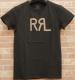 (���֥륢���륨��) RRL ���åȥ� ���㡼���� ���� T����� �ե����ǥ� �֥�å� ��� Cotton Jersey Tshirt Faded Black Canvas
