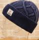 (���ե������) Ralph Lauren ������Ԥ� ���åȥ� �˥åȥ���å� ����ǥ��� Aran Knit Cotton Hat Indigo