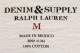 ���� DENIM&SUPPLY �ǥ˥�&���ץ饤 ����ǥ����� ���ƥ󥷥� ���� �ץ��� �ԥ���� ���եۥ磻�� S