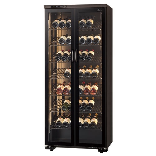 黒ケイコ　ワインセラー 黒ケイコ ワインセラー 黒ケイコ ワインセラー deviceSTYLE 125本用