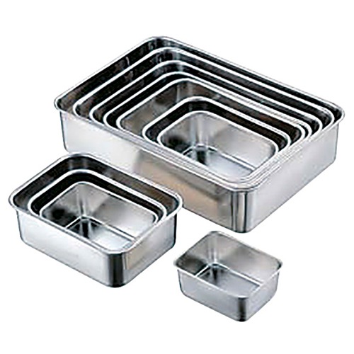 1コ】ステンレス 角おしぼりトレイ L｜業務用備品の通販【飲食店用品.jp】
