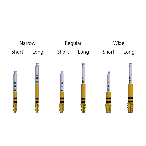 Aadva テーパードインプラントタップ