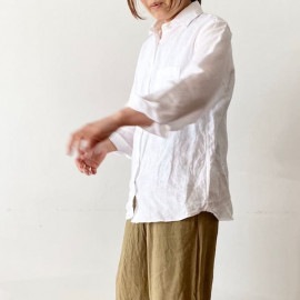 GENERALSTORE / Aライン 8分袖 シャツ（リネン）
