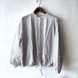 【2026梅春】ハシゴレース使い 裾紐シャツ