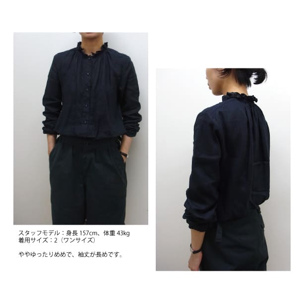 11月上旬入荷分 A Piece Of Library アグネス フリルシャツ ブランドから選ぶ A Piece Of Library ア ピース オブ ライブラリー General Store ジェネラルストア