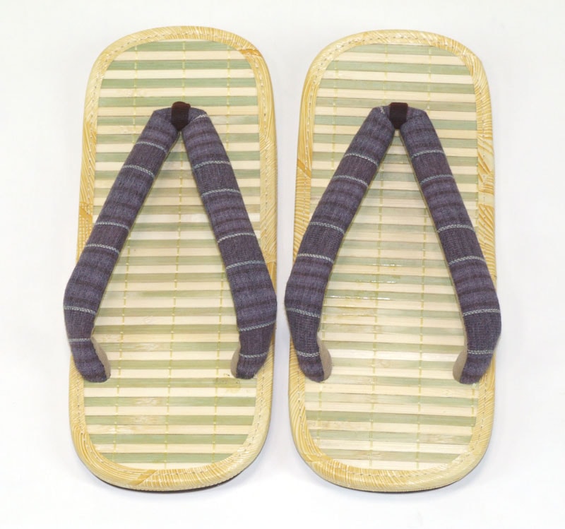 紳士夏用 竹雪駄 牛革底 LL寸 日本製 No2681714-100528 | 和装