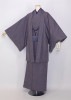 身長168cm位 紳士 正絹 結城苑 紬アンサンブル 中古品 No 3460660