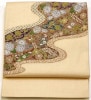 袋帯 相良刺繍 お太鼓柄 辻が花模様袋帯 新古品 お仕立て上がり No 3539205