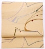 九寸名古屋帯 六通柄 幾何紋様 中古品 No3580245