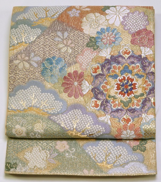 新品袋帯 未仕立 金地