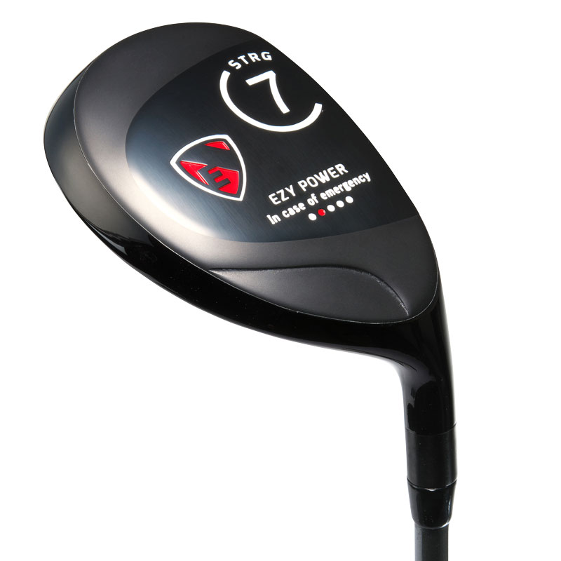 【良品】シニアゴルフ研究所 EZY POWER ユーティリティ型アイアン 5本 イージーパワー「強力」STRONG UTアイアン しなやかシャフト(男女兼用