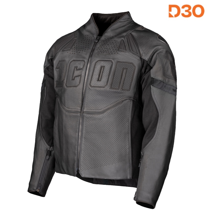icon メッシュAFレザージャケット　プロテクター無し　アイコン Icon Mesh AF Leather Jacket - Motorcycle Closeouts by Rider