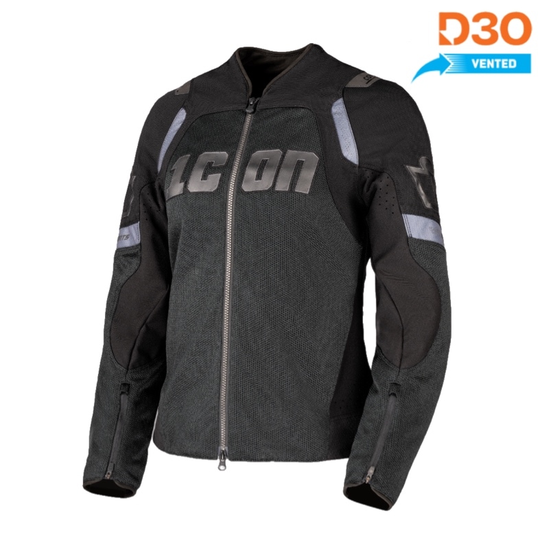 icon メッシュAFレザージャケット　プロテクター無し　アイコン Icon Mesh AF Leather Jacket - Motorcycle Closeouts by Rider