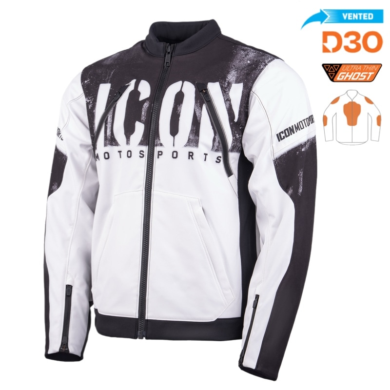 (未使用タグ付き）icon バイクジャケット　D3O ICON(アイコン) バイクジャケット/テキスタイル/プロテクター