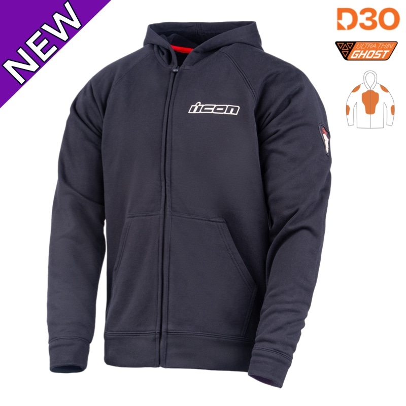 ICON(アイコン） UPARMOR HOODIE オオドクロ BLACK