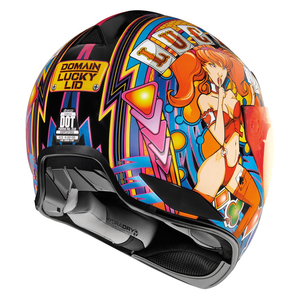 ICON(アイコン) ドメイン ラッキーリッド4 グラフィック ヘルメット