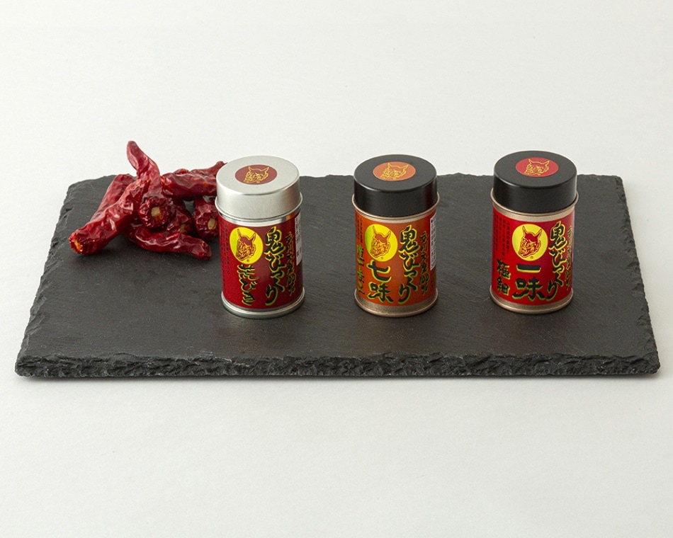 香川本鷹鬼びっくり七味唐辛子 缶入12g