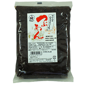 特別栽培小豆つぶあん 500g 【北海道産小豆使用】