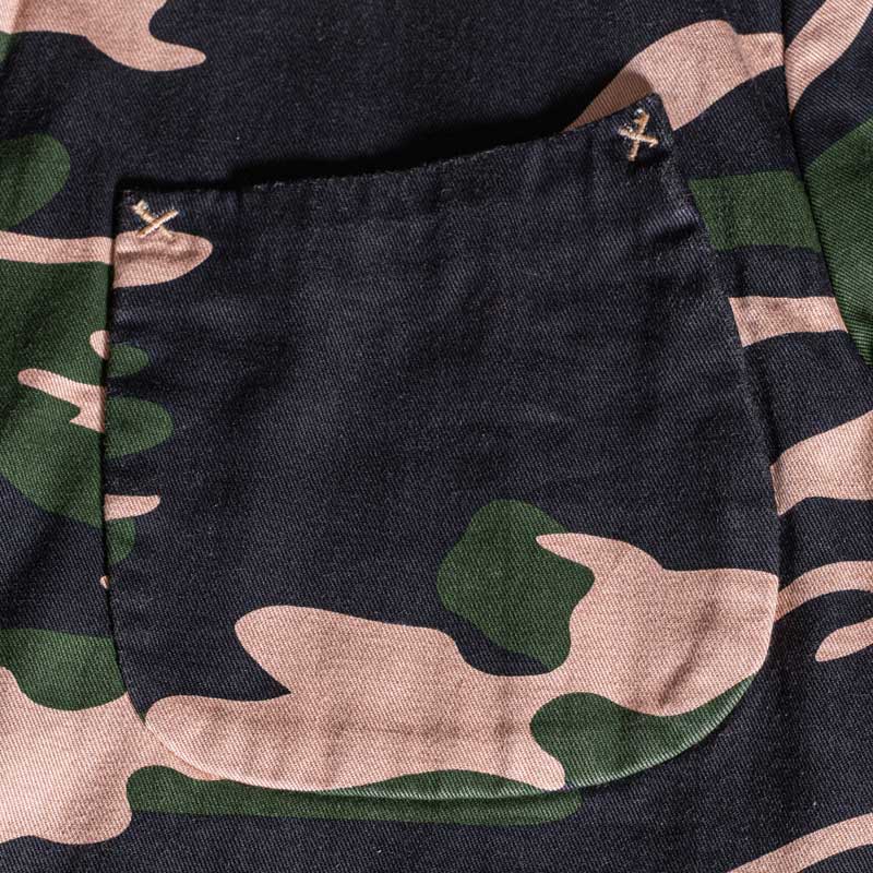 ご購入者様決定[GHOST OF HARLEM]アシンメトリー チュニック 緑 スカル