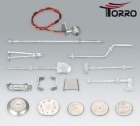 Torro��1/16KIngTiger�᥿��ѡ��ĥ��åȣ����ġ�16-piece set for metal parts TORRO King Tiger / Tiger II tanks��1388888008