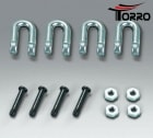 Torro��1/16Tiger1�᥿�븣���եå����åȡ�Metal tow hooks for Tiger 1 tank scale 1/16��1383818021