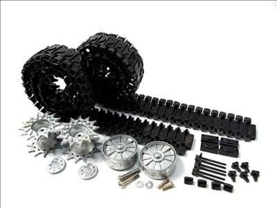 MatoToys ���㡼�ޥ�T74�Ѷ�°���㥿�ԥ饻�åȡ�MATO 1/16 Sherman T74 metal tracks with duckbills & wheels(for Heng Long Sherman tank)��MT152