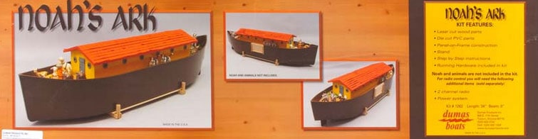 DUMAS ΥNoah's Ark Model Boat Kit