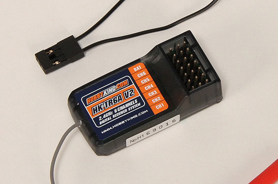 HobbyKing 2.4Ghz HK-T6A-V2 6Ch V2 受信機セット