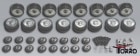 Torro1/16  IVѥ᥿ۥ륻åȡMetal road wheels - Set of metal for tanks Panzer IV1213858007