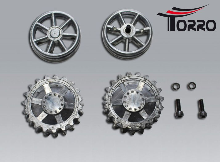 Torro 1/16 IV�� �᥿�륹�ץ����åȡ������ɥ顼�ۥ������Metal drive and idlers - Set of metal for tanks IV��1213858001
