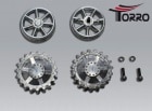 Torro 1/16 IV ᥿륹ץåȡɥ顼ۥMetal drive and idlers - Set of metal for tanks IV1213858001