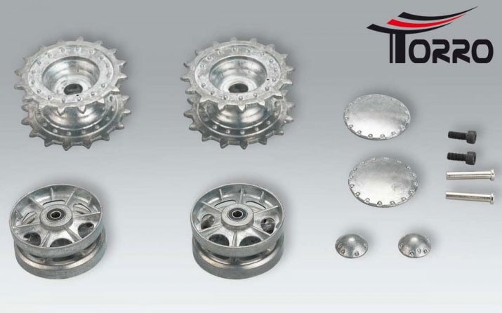 Torro 1/16 KV-1 ᥿륹ץåȡɥ顼ۥDriving and idler wheels for the Heng Long KV-1, KV-1 Torro metal chassis or the Torro KV-21387818001