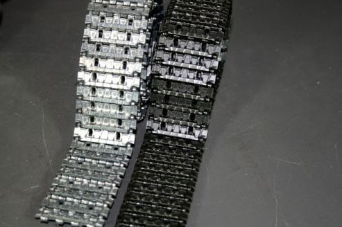 Asiatam/Taigen 1/16�ѥ󥿡���°���㥿�ԥ饻�åȡʥ֥�å����͡�ASIATAM 1 Paar Metallkette für Tiger I 1:16 HL oder Tamiya �� T-029