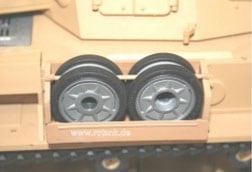 RCTANK.DE 1/16 IV�楹�ڥ��ۥ����룲�����ꡡPANZER IV SPARE WHEEL