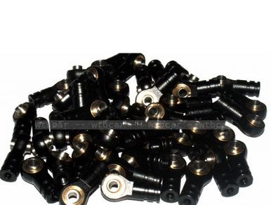 WTB ��������᥿��ܡ��른�祤���M3��ALUMINUM M3 METAL 3MM BALL JOINT - HIGH PRECISION BILLET TIE ROD END (M3) BLACK�� RP011