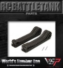 1/24 M1A2 ABRAMS ϡɥ㥿ԥ饻åȡM1A2 ABRAMS Pin-linked Hard Tread Set (1 Tank, 2 Sides)A03102835