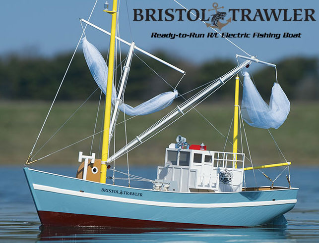 AquaCraft �����Ѵ����������ɥ֥ꥹ�ȥ�٥����ȥ����顼�ɡ�Bristol Bay Trawler 2.4GHz RTR)