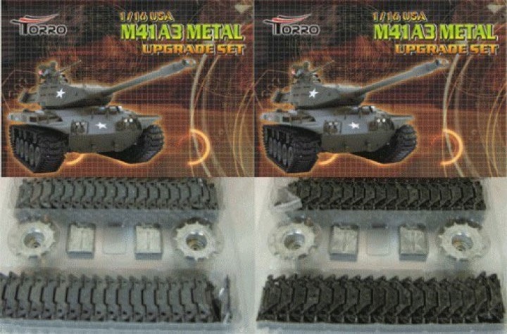 Torro M41A3ウォーカー・ブルドック用金属キャタピラセット（M41