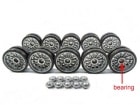 MatoToys T34/85ѥ᥿ۥ륻åȡ1/16 Russian T34-85 Metal Road Wheel Set with BearingMT183