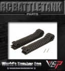 1/24 쥪ѥɣϡɥ㥿ԥ饻åȡLeopard2 Pin-linked Hard Tread Set (1 Tank, 2 Sides)A0310283