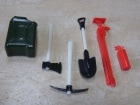 WtbCar 1/14 �ȥ�å��ѥġ��륻�åȡ�������̡�high quality color painted tool set & oil tank for 1/14��c082S