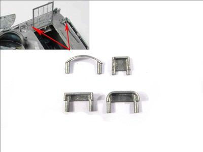 MatoToys ���㡼�ޥ��ѥ᥿��ġ���ޥ���ȡ�1/16 Sherman metal tool retaining mounts��MT172