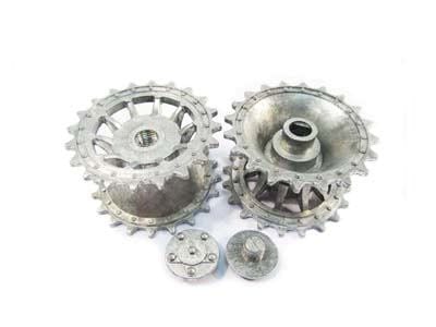MatoToys  Tiger1�Ѹ�����᥿�륹�ץ����åȡ�1/16 Tiger I updated metal sprockets late version��MT191