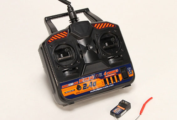 Hobby King 2.4Ghz 4Ch Tx & Rx V2 (Mode 2) åȡʥХ륯ʡ