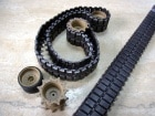 HengLong  ֥ॹM1Ѷ°㥿ԥ饻åȡMetal Tracks & sprocket/idler wheels for 1/16 Abrams M1 tank3918-1